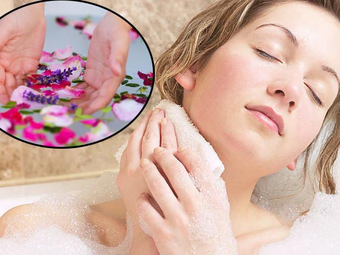 How to do herb bath to reduce body pain and stress? | अंगदुखी पटापट दूर करण्यासाठी वेगळ्या पद्धतीने करा आंघोळ, थकवाही लगेच होईल दूर!  How to do herb bath to reduce body pain and stress? | अंगदुखी पटापट दूर करण्यासाठी वेगळ्या पद्धतीने करा आंघोळ, थकवाही लगेच होईल दूर!