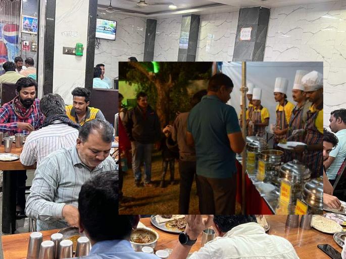 Even after losing the World Cup final, hotels, dhabas are full in Nagpur | विश्वचषकाच्या विरहात थोडी जास्तच घेतली; नागपूरात सावजीकडे बसायलाही जागा नव्हती Even after losing the World Cup final, hotels, dhabas are full in Nagpur | विश्वचषकाच्या विरहात थोडी जास्तच घेतली; नागपूरात सावजीकडे बसायलाही जागा नव्हती