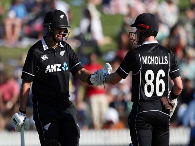 India Vs New Zealand, 1st ODI Live Score Updates, IND Vs NZ Highlights and Commentary in Marathi | IND vs NZ, 1st ODI : न्यूझीलंडची मालिकेत 1-0ने आघाडी, रॉस टेलरची शतकी खेळी
