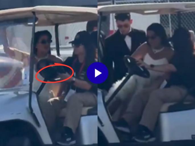 Nick Jonas and Priyanka Chopra nearly had a wipeout before even hitting the red carpet at the Oscars 2026 | Oscars 2026: ऑस्करला जाण्याआधी प्रियंका थोडक्यात बचावली! मोठी दुर्घटना टळली, काय घडलं नेमकं? Nick Jonas and Priyanka Chopra nearly had a wipeout before even hitting the red carpet at the Oscars 2026 | Oscars 2026: ऑस्करला जाण्याआधी प्रियंका थोडक्यात बचावली! मोठी दुर्घटना टळली, काय घडलं नेमकं?