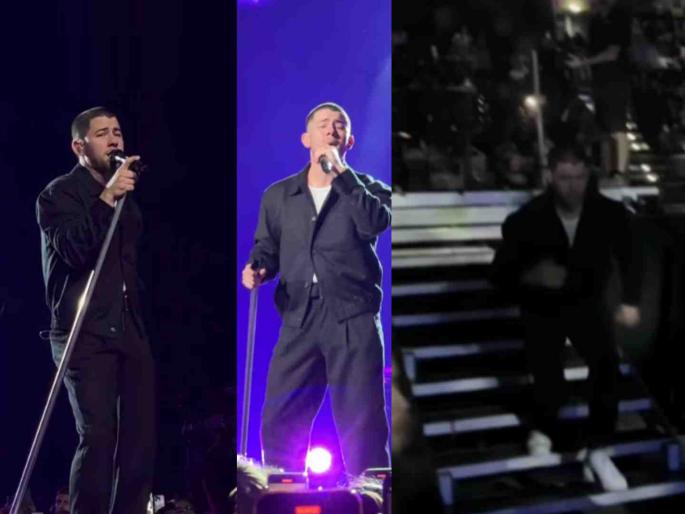 Nick Jonas ran away from the stage in a live concert in prague know what happened | Nick Jonas: लाईव्ह कॉन्सर्टमध्येच स्टेज सोडून पळाला निक जोनास, नक्की काय घडलं? पाहा Video Nick Jonas ran away from the stage in a live concert in prague know what happened | Nick Jonas: लाईव्ह कॉन्सर्टमध्येच स्टेज सोडून पळाला निक जोनास, नक्की काय घडलं? पाहा Video