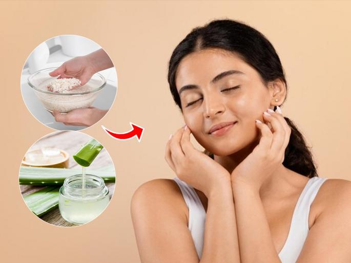 how to use rice water on face before sleeping for glowing skin natural home remedy for wrinkles and dark patches in 30s | ऐन तिशीत चेहऱ्यावर सुरकुत्या- काळपट पडला? झोपण्यापूर्वी त्वचेला लावा 'हे' पांढरं पाणी- करेल ग्लो