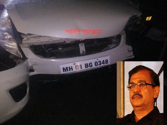 Ujjwal Nikams car met with accident on Mumbai Pune Expressway | उज्ज्वल निकम यांच्या ताफ्यातील गाडीला मुंबई-पुणे एक्स्प्रेस वेवर अपघात Ujjwal Nikams car met with accident on Mumbai Pune Expressway | उज्ज्वल निकम यांच्या ताफ्यातील गाडीला मुंबई-पुणे एक्स्प्रेस वेवर अपघात