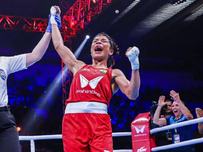 Boxer NIKHAT ZAREEN IS GOING TO THE PARIS OLYMPICS! She beats Jordan’s Hanan Nassar in just 127 seconds to cruise into the 50kg semis at Asian Games 2023   | निखत झरीनची १२७ सेकंदात कमाल, आशियाई पदकासह पॅरीस ऑलिम्पिकचंही तिकीट जिंकलं Boxer NIKHAT ZAREEN IS GOING TO THE PARIS OLYMPICS! She beats Jordan’s Hanan Nassar in just 127 seconds to cruise into the 50kg semis at Asian Games 2023   | निखत झरीनची १२७ सेकंदात कमाल, आशियाई पदकासह पॅरीस ऑलिम्पिकचंही तिकीट जिंकलं