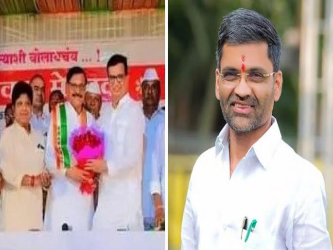 BRS leader ghanshyam shelar joins congress in the presence of Balasaheb Thorat Nilesh Lanka will get strength in the lok sabha | BRSचा बडा नेता बाळासाहेब थोरातांच्या उपस्थितीत काँग्रेसमध्ये; नगरमध्ये निलेश लंकेंना मिळणार बळ BRS leader ghanshyam shelar joins congress in the presence of Balasaheb Thorat Nilesh Lanka will get strength in the lok sabha | BRSचा बडा नेता बाळासाहेब थोरातांच्या उपस्थितीत काँग्रेसमध्ये; नगरमध्ये निलेश लंकेंना मिळणार बळ
