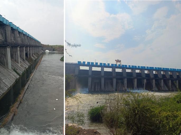 ...Finally the water rushed from the lower project to Parabhani; Local farmers continued to protest | ...अखेर निम्न प्रकल्पातून परभणीकडे झेपावले पाणी; स्थानिक शेतकऱ्यांचा विरोध कायम ...Finally the water rushed from the lower project to Parabhani; Local farmers continued to protest | ...अखेर निम्न प्रकल्पातून परभणीकडे झेपावले पाणी; स्थानिक शेतकऱ्यांचा विरोध कायम