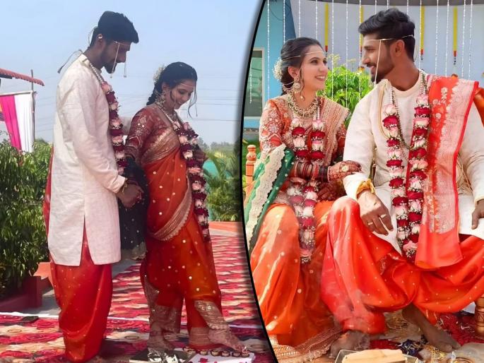 maharashtrachi hasyajatra fame actor nimish kulkarni tied knot with komal bhaskar wedding photos | 'महाराष्ट्राची हास्यजत्रा' फेम निमिष कुलकर्णी अडकला विवाहबंधनात, पत्नीचं मराठी कलाविश्वाशी आहे खास कनेक्शन maharashtrachi hasyajatra fame actor nimish kulkarni tied knot with komal bhaskar wedding photos | 'महाराष्ट्राची हास्यजत्रा' फेम निमिष कुलकर्णी अडकला विवाहबंधनात, पत्नीचं मराठी कलाविश्वाशी आहे खास कनेक्शन