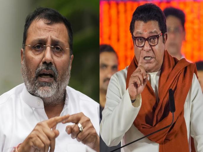 I taught Hindi to Raj Thackeray; Nishikant Dubey again failed  | राज ठाकरेंना मी हिंदी शिकवली; निशिकांत दुबेंनी पुन्हा डिवचले  I taught Hindi to Raj Thackeray; Nishikant Dubey again failed  | राज ठाकरेंना मी हिंदी शिकवली; निशिकांत दुबेंनी पुन्हा डिवचले