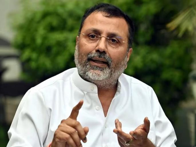 BJP MP Nishikant Dubey once again teased a Marathi man, saying, "If you have the courage..." | भाजपा खासदार निशिकांत दुबे यांचं पुन्हा 'ठाकरे सैनिकां'ना आव्हान, म्हणाले, "हिंमत असेल तर…’’ BJP MP Nishikant Dubey once again teased a Marathi man, saying, "If you have the courage..." | भाजपा खासदार निशिकांत दुबे यांचं पुन्हा 'ठाकरे सैनिकां'ना आव्हान, म्हणाले, "हिंमत असेल तर…’’