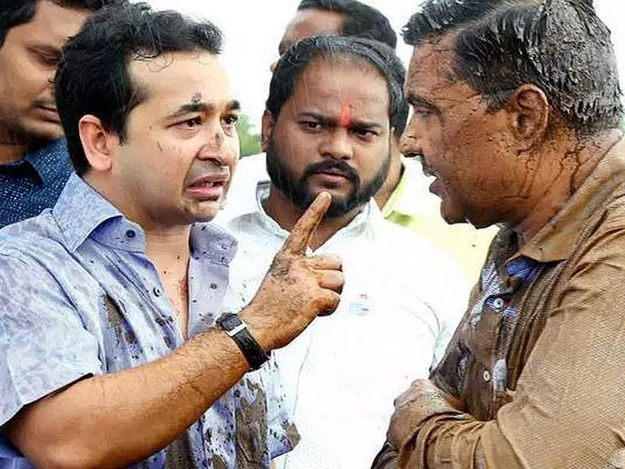 Nitesh Rane to police custody till 9th july | चिखलफेक प्रकरणात नितेश राणेंना 9 जुलैपर्यंत पोलीस कोठडी Nitesh Rane to police custody till 9th july | चिखलफेक प्रकरणात नितेश राणेंना 9 जुलैपर्यंत पोलीस कोठडी