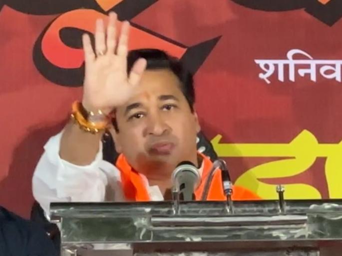 Nitesh Rane aggressive from the fair in Madhi, warned the BDO, said, "The decision taken by this village will be in the future..." | मढी येथील जत्रेवरून नितेश राणे आक्रमक, बीडीओंना इशारा, म्हणाले, "या गावाने घेतलेला निर्णय भविष्यात..."   Nitesh Rane aggressive from the fair in Madhi, warned the BDO, said, "The decision taken by this village will be in the future..." | मढी येथील जत्रेवरून नितेश राणे आक्रमक, बीडीओंना इशारा, म्हणाले, "या गावाने घेतलेला निर्णय भविष्यात..."