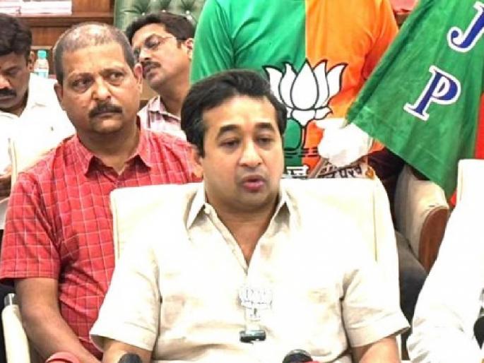 Nilesh Rane is being made a scapegoat why are Shinde Sena leaders not speaking out; Minister Nitesh Rane questions | नीलेश राणेंना बळीचा बकरा केला जातोय, शिंदेसेनेचे नेते का बोलत नाहीत; मंत्री नितेश राणेंचा सवाल