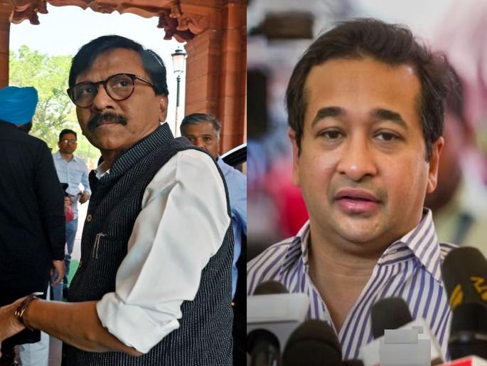 Sticks planted in Pawar family too, now in Aditya and Tejas Thackeray...; Nitesh Rane's counter attack on Sanjay Raut | पवार कुटुंबामध्येही काड्या लावल्या, आता आदित्य अन् तेजस ठाकरेंमध्ये...; नितेश राणेंचा संजय राऊतांवर पलटवार Sticks planted in Pawar family too, now in Aditya and Tejas Thackeray...; Nitesh Rane's counter attack on Sanjay Raut | पवार कुटुंबामध्येही काड्या लावल्या, आता आदित्य अन् तेजस ठाकरेंमध्ये...; नितेश राणेंचा संजय राऊतांवर पलटवार