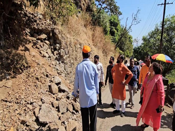 Start work on Pratapgarh fortifications, bastion immediately, Nitin Shinde demand | प्रतापगडाच्या तटबंदी, बुरुजाचे काम ताबडतोब सुरू करा, नितीन शिंदे यांची मागणी  Start work on Pratapgarh fortifications, bastion immediately, Nitin Shinde demand | प्रतापगडाच्या तटबंदी, बुरुजाचे काम ताबडतोब सुरू करा, नितीन शिंदे यांची मागणी