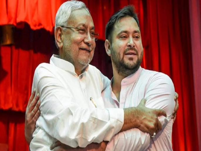 Nowadays people only raise their families, I didn't do that Bihar Chief Minister Nitish Kumar said while speaking at Karpuri Thakur's birth centenary program   | लोक फक्त कुटुंबाला मोठं करतात, मी तसं केलं नाही, घराणेशाहीला आमचा विरोध - नितीश कुमार