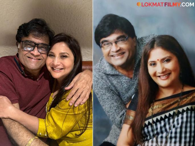 marathi actress nivedita saraf shared special post for husband ashok saraf netizens react | "तू पती म्हणून लाभणं...", अशोक सराफांसाठी पत्नी निवेदिता यांची खास पोस्ट, व्यक्त केल्या भावना