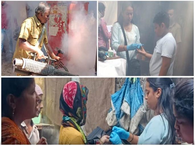 action plan against epidemics insecticide spraying to prevent mosquito infestation by bmc in mumbai | साथीच्या आजाराविरोधात ॲक्शन प्लॅन; डासांचा प्रादुर्भाव रोखण्यासाठी कीटकनाशक फवारणी action plan against epidemics insecticide spraying to prevent mosquito infestation by bmc in mumbai | साथीच्या आजाराविरोधात ॲक्शन प्लॅन; डासांचा प्रादुर्भाव रोखण्यासाठी कीटकनाशक फवारणी