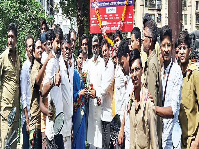 Make an official rickshaw stand available; Demand for Congress | अधिकृत रिक्षा स्टॅण्ड उपलब्ध करून द्या; काँग्रेसची मागणी Make an official rickshaw stand available; Demand for Congress | अधिकृत रिक्षा स्टॅण्ड उपलब्ध करून द्या; काँग्रेसची मागणी