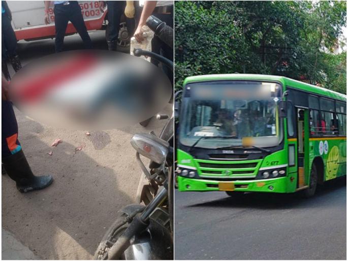 Unfortunate incident! The wheel of the PMP went over the head of a young man who went to fetch household goods | दुर्दैवी घटना! घरातील सामान आणण्यासाठी गेलेल्या तरुणाच्या डोक्यावरून गेले पीएमपीचे चाक