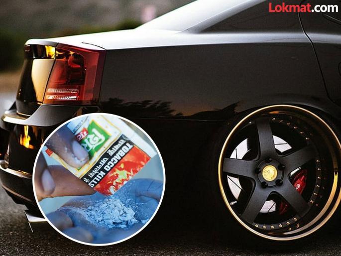 Luxurious modified car for transportation; Seats removed and black glass installed, Gutkha worth 1 crore seized | Pune: वाहतुकीसाठी आलिशान मॉडिफाय कार; सीट काढून काळ्या काचाही लावल्या, तब्बल १ कोटींचा गुटखा जप्त