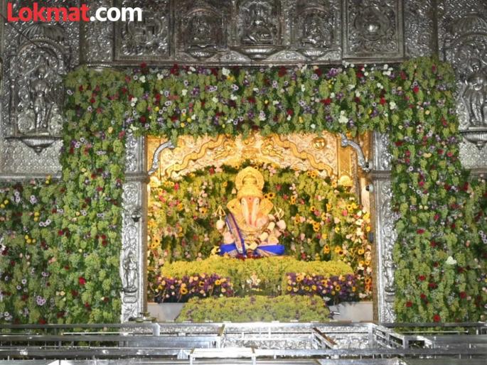 naivedya of 2,000 kg of grapes to Dagdusheth Gganpati | Dagdusheth Ganpati: दगडूशेठच्या बाप्पाला तब्बल २ हजार किलो द्राक्षांचा नैवेद्य naivedya of 2,000 kg of grapes to Dagdusheth Gganpati | Dagdusheth Ganpati: दगडूशेठच्या बाप्पाला तब्बल २ हजार किलो द्राक्षांचा नैवेद्य