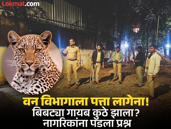The locals are terrified that the leopard has escaped from Aundh and is hiding in some society! | बिबट्या औंधमधून बाहेर पडला की कोण्या सोसायटीत दबा धरून बसलाय! या विचाराने स्थानिक भयभीत