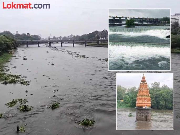 Heavy rains in Pune cause rivers to overflow Bhide bridge under water, discharge from Khadakwasla begins | Pune Rain: पुण्यात मुसळधार पावसाने मुठा ओसंडून वाहू लागली, भिडे पूल पाण्याखाली, खडकवासल्यातून विसर्ग सुरु Heavy rains in Pune cause rivers to overflow Bhide bridge under water, discharge from Khadakwasla begins | Pune Rain: पुण्यात मुसळधार पावसाने मुठा ओसंडून वाहू लागली, भिडे पूल पाण्याखाली, खडकवासल्यातून विसर्ग सुरु