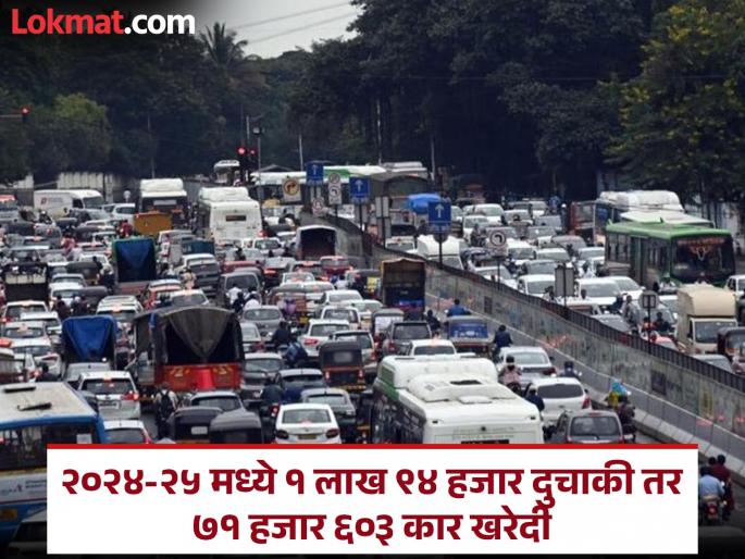 Number of vehicles reaches 39 lakh Pune residents purchased 3 lakh vehicles in the financial year | Pune: वाहनांची संख्या ३९ लाखांवर; पुणेकरांनी आर्थिक वर्षात खरेदी केली ३ लाख वाहने Number of vehicles reaches 39 lakh Pune residents purchased 3 lakh vehicles in the financial year | Pune: वाहनांची संख्या ३९ लाखांवर; पुणेकरांनी आर्थिक वर्षात खरेदी केली ३ लाख वाहने