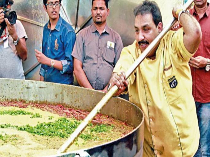 Chef Vishnu Manohar will prepare 7 thousand kg Halwa | जय श्रीराम! शेफ विष्णू मनोहर तयार करणार ७ हजार किलोचा हलवा Chef Vishnu Manohar will prepare 7 thousand kg Halwa | जय श्रीराम! शेफ विष्णू मनोहर तयार करणार ७ हजार किलोचा हलवा