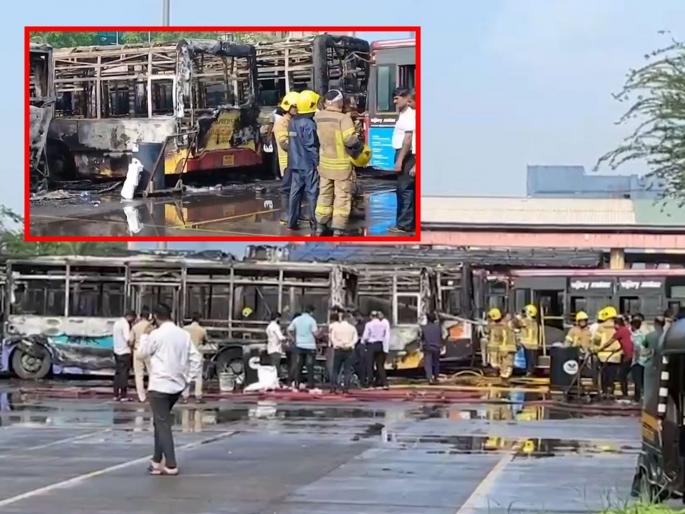 Notice to JBM in NMMT fire case | ‘एनएमएमटी’ आगप्रकरणी जेबीएमला नोटीस Notice to JBM in NMMT fire case | ‘एनएमएमटी’ आगप्रकरणी जेबीएमला नोटीस
