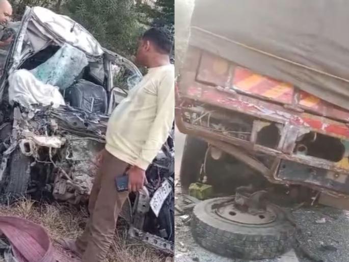 greater noida expressway road accident 5 people same family died on the spot | ग्रेटर नोएडा एक्स्प्रेस वेवर भीषण अपघात; एकाच कुटुंबातील ५ जणांचा मृत्यू greater noida expressway road accident 5 people same family died on the spot | ग्रेटर नोएडा एक्स्प्रेस वेवर भीषण अपघात; एकाच कुटुंबातील ५ जणांचा मृत्यू