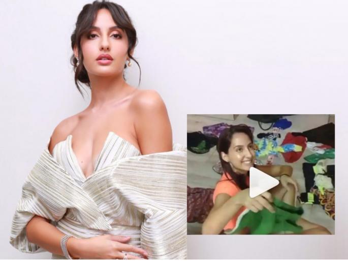 Nora Fateh was seen selling clothes on the streets of Bangkok, the video went viral | चक्क बँकॉकच्या रस्त्यावर कपडे विकताना दिसली होती नोरा फतेही, व्हायरल झाला होता व्हिडीओ Nora Fateh was seen selling clothes on the streets of Bangkok, the video went viral | चक्क बँकॉकच्या रस्त्यावर कपडे विकताना दिसली होती नोरा फतेही, व्हायरल झाला होता व्हिडीओ