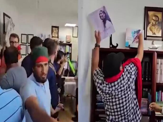 Bangladesh Violence Fire of Bangladesh Movement Reaches New York; Protesters entered the Bangladeshi embassy | बांग्लादेशातील आंदोलनाची आग अमेरिकेपर्यंत पोहोचली; आंदोलक बांग्लादेशी दूतावासात घुसले... Bangladesh Violence Fire of Bangladesh Movement Reaches New York; Protesters entered the Bangladeshi embassy | बांग्लादेशातील आंदोलनाची आग अमेरिकेपर्यंत पोहोचली; आंदोलक बांग्लादेशी दूतावासात घुसले...