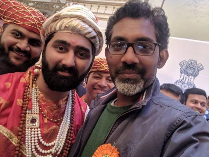 Jai Jijau - Jai Shivrai, Nagraj Manjulanee celebrated Shivajayati directly from the United States | 'जय जिजाऊ - जय शिवराय', नागराज मंजुळेंची थेट अमेरिकेतून शिवजयंती साजरी Jai Jijau - Jai Shivrai, Nagraj Manjulanee celebrated Shivajayati directly from the United States | 'जय जिजाऊ - जय शिवराय', नागराज मंजुळेंची थेट अमेरिकेतून शिवजयंती साजरी