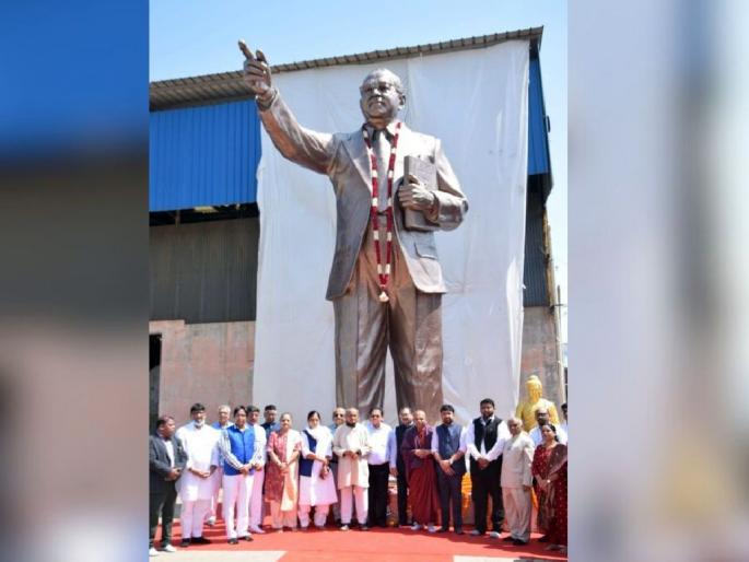 principle approval of the committee for the statue of Dr. Babasaheb Ambedkar to be situated at Indu Mill | इंदू मिलवरील बाबासाहेबांच्या प्रतिकात्मक पुतळ्याला समितीची तत्वत: मान्यता principle approval of the committee for the statue of Dr. Babasaheb Ambedkar to be situated at Indu Mill | इंदू मिलवरील बाबासाहेबांच्या प्रतिकात्मक पुतळ्याला समितीची तत्वत: मान्यता