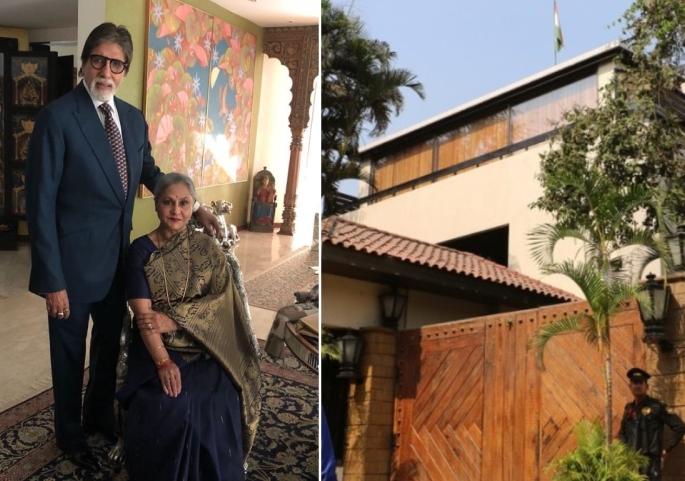 State government security for Bachchan family, Maharashtra Police deployed outside 'Jalsa' | बच्चन कुटुंबीयांना महाराष्ट्र सरकारची सुरक्षा, 'जलसा'बाहेर पोलीस तैनात