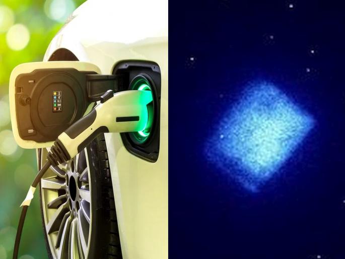 Will there be a miracle in the world of EVs? The world's first nuclear energy battery is ready; no need for charging for thousands of years | ईव्हीच्या दुनियेत होणार का चमत्कार? जगातील पहिली अणुऊर्जा बॅटरी तयार; हजारो वर्षे चार्जिंगची गरज नाही Will there be a miracle in the world of EVs? The world's first nuclear energy battery is ready; no need for charging for thousands of years | ईव्हीच्या दुनियेत होणार का चमत्कार? जगातील पहिली अणुऊर्जा बॅटरी तयार; हजारो वर्षे चार्जिंगची गरज नाही