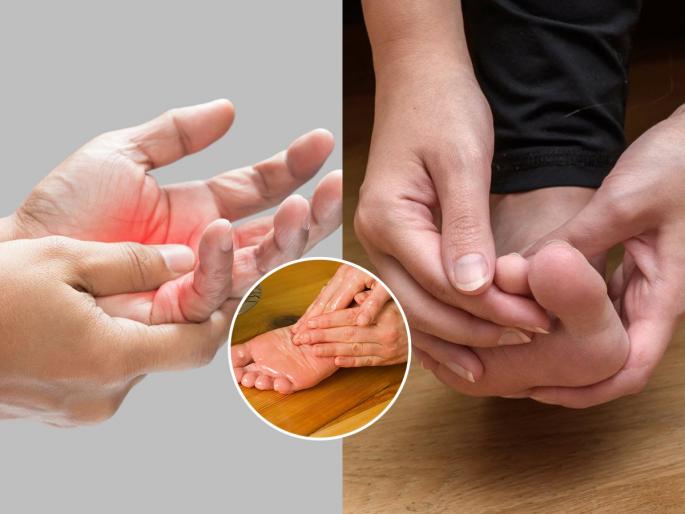 Numbness In Hands & Feet Massage With Oil Easy Home Remedies for numbness in Hands & Feet Leg and Hand Numbness | वारंवार हातापायांना मुंग्या-झिणझिण्या येतात? डॉक्टर सांगतात, चमचाभर 'या' तेलाने करा मालिश...
