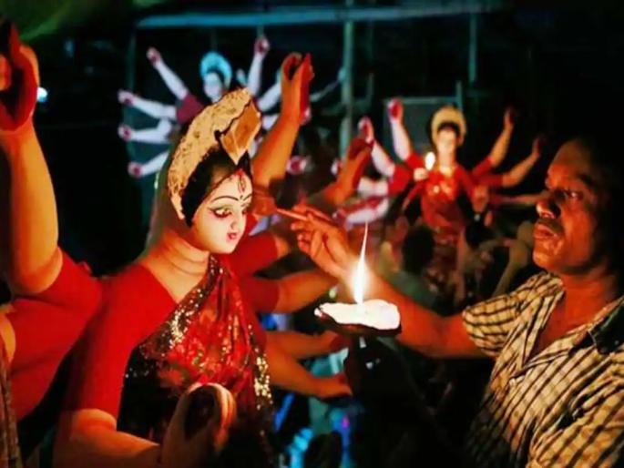 Garba, not Dandiya in Navratri; Idol of Goddess up to 4 feet | नवरात्रौत्सवात गरबा, दांडिया नाहीच; देवीची मूर्ती ४ फुटांपर्यंत Garba, not Dandiya in Navratri; Idol of Goddess up to 4 feet | नवरात्रौत्सवात गरबा, दांडिया नाहीच; देवीची मूर्ती ४ फुटांपर्यंत