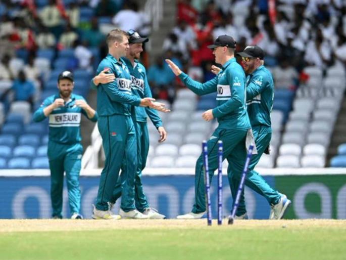 NZ vs PNG T20 World Cup 2024 : New Zealand won by 7 wickets against Papua New Guinea, world record spell from Lockie Ferguson | न्यूझीलंडने शेवट विजयाने केला; PNG च्या ७८ धावांचा पाठलाग करताना संघर्ष करावा लागला