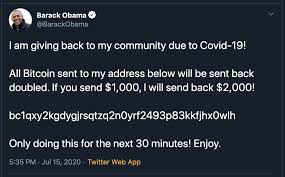 Major US Twitter accounts hacked in Bitcoin scam | बराक ओबामांचे ट्विटर अकाउंट हॅक झाले आणि ... Major US Twitter accounts hacked in Bitcoin scam | बराक ओबामांचे ट्विटर अकाउंट हॅक झाले आणि ...