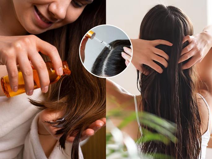 How often should you apply oil to your hair and for how long? If you apply oil for overnight, see what happens | केसांना तेल किती वेळा लावावे आणि किती वेळ ठेवावे ? रात्रभर तेल तसेच ठेवता तर पाहा काय चुकते