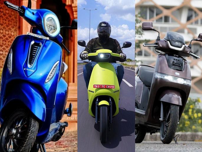 January EV Sales: Ola Electric gave a 420-volt shock in January; Bajaj Chetak was thrown into third place | ओला इलेक्ट्रीकने जानेवारीत ४२० व्होल्टचा झटका दिला; बजाज चेतक तिसऱ्या क्रमांकावर फेकली गेली January EV Sales: Ola Electric gave a 420-volt shock in January; Bajaj Chetak was thrown into third place | ओला इलेक्ट्रीकने जानेवारीत ४२० व्होल्टचा झटका दिला; बजाज चेतक तिसऱ्या क्रमांकावर फेकली गेली