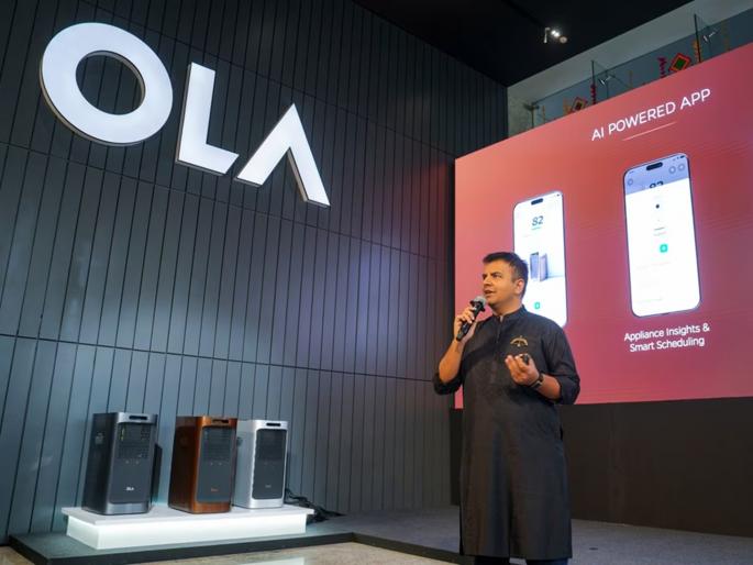 Ola Electric Stock Price Ola Shakti launches new product shares hit 5 percent upper circuit Price crosses rs 55 | ओलानं लाँच केला नवा प्रोडक्ट, शेअर्सला लागलं ५% अपर सर्किट; ₹५५ च्या पार पोहोचला भाव