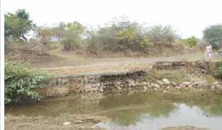 The bridge fell into the break | पुलाला पडले भगदाड