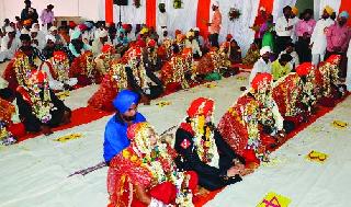 54 couples married at Takht Sachkhand Sahib | तख्त सचखंड साहिब येथे ५४ जोडपी विवाहबद्ध
