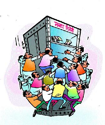 Power confrontation; Municipal Debtors | सत्ताधार्यांची गुत्तेदारी; मनपा कर्जबाजारी Power confrontation; Municipal Debtors | सत्ताधार्यांची गुत्तेदारी; मनपा कर्जबाजारी