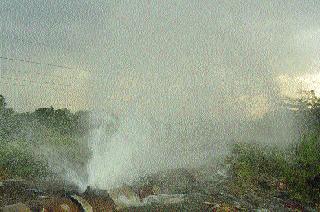 Dump water cut | घाणेवाडी जलवाहिनी फुटली