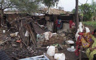 God killed two bulls and killed two bulls | देवकुरळीत वीज पडून दोन बैल ठार