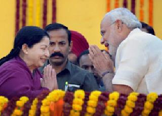 The political equation that met Modi and Jayalalitha | मोदी-जयललिता भेटीतले राजकीय समीकरण